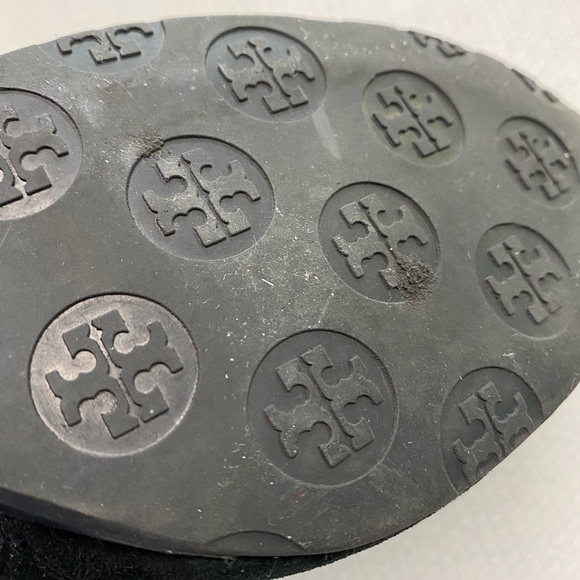 Tory Burch Adrienne Wedge Boots/Booties in Black Suede Size 8 EUC - Picture 11 of 16